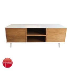 Mueble de Tv y Video Nogal
