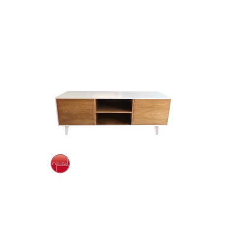 Mueble de Tv y Video Nogal